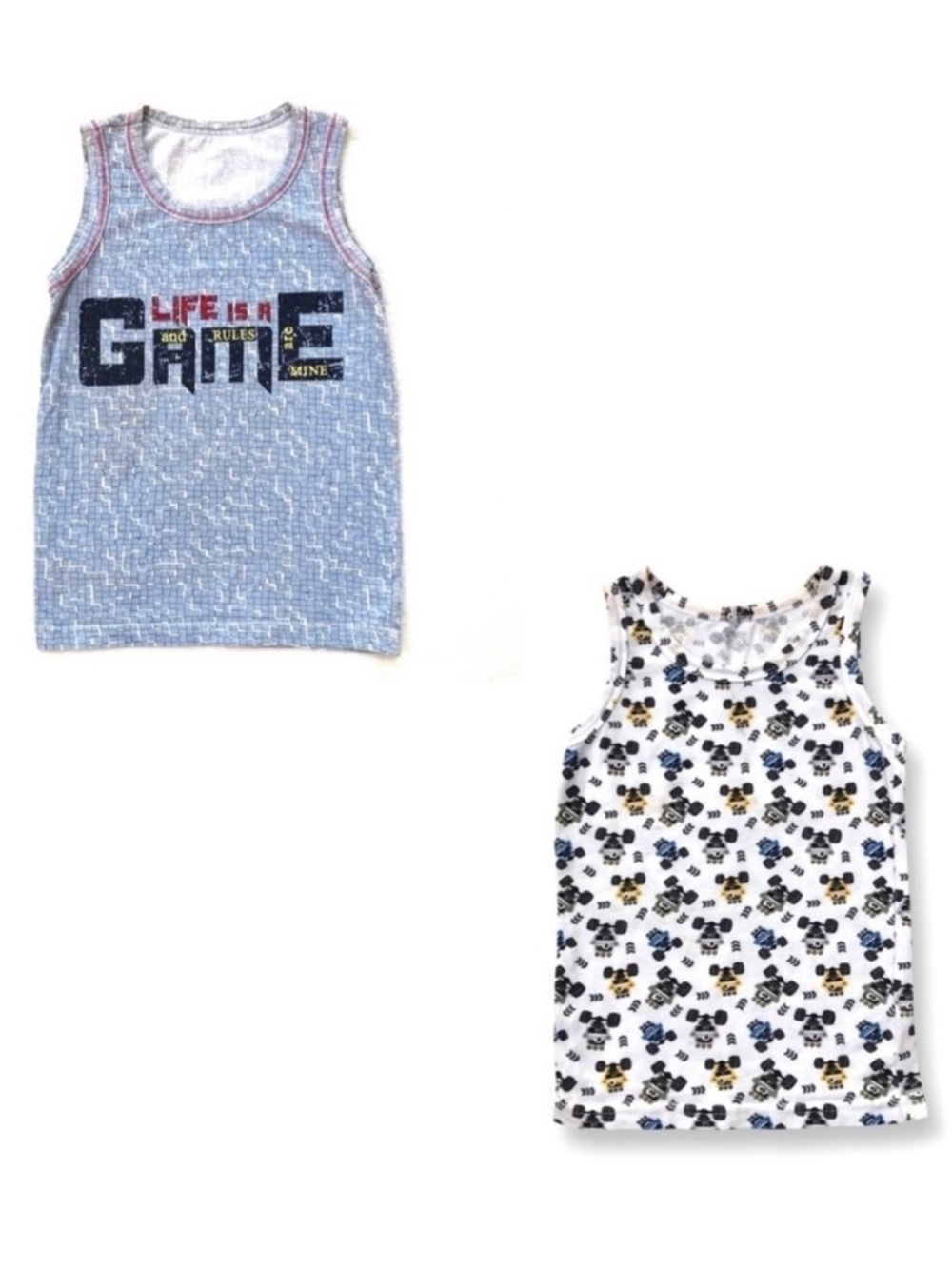 ⭐️ 5 for $25 Set of 2 Cotton Toddler Tank Tops Size 2/3 Years